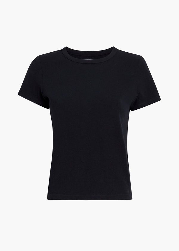 SAMSON TOP IN WASHED BLACK FLAT VIEW