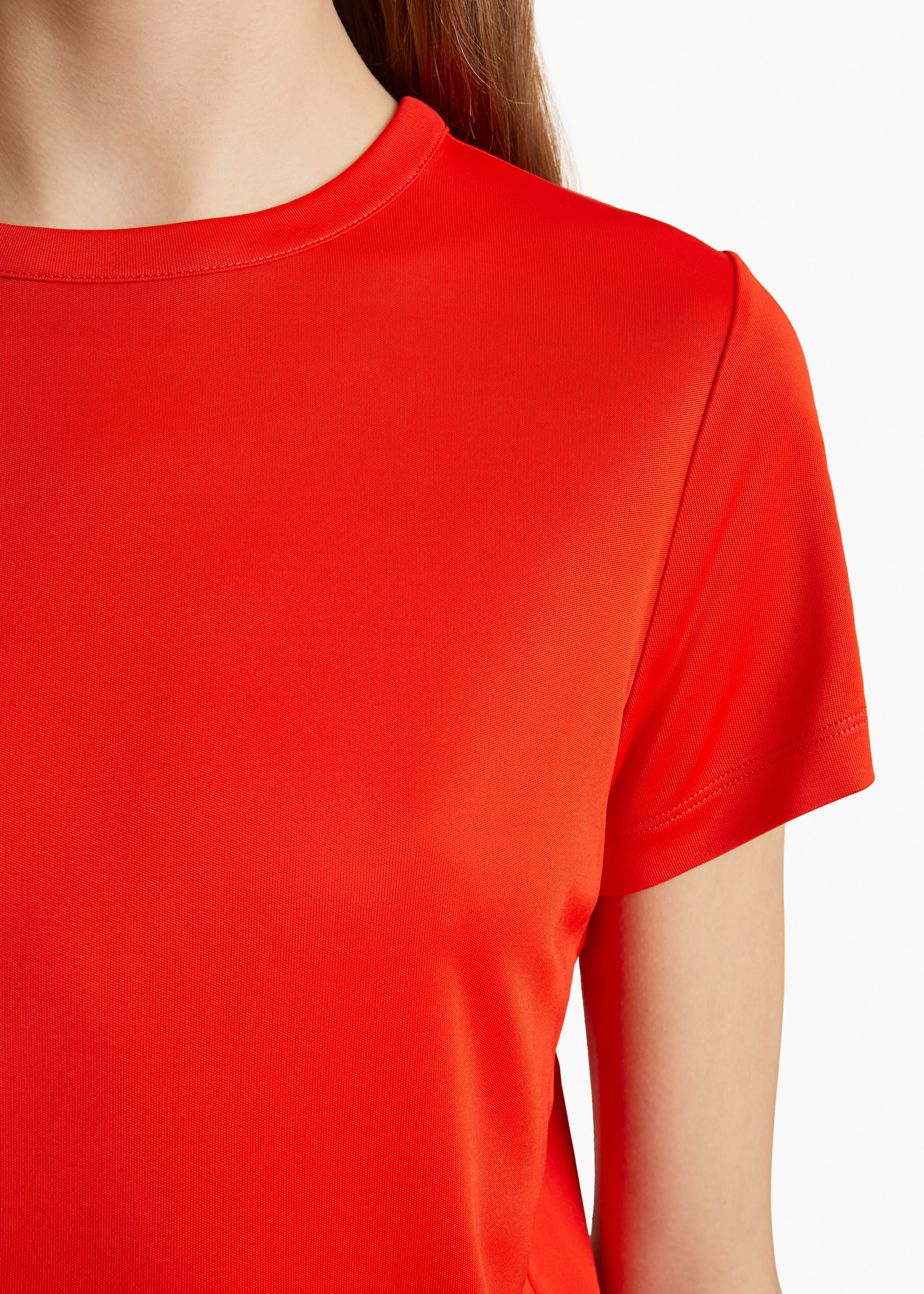 Samson T-Shirt in Fire Red DETAILED VIEW 1