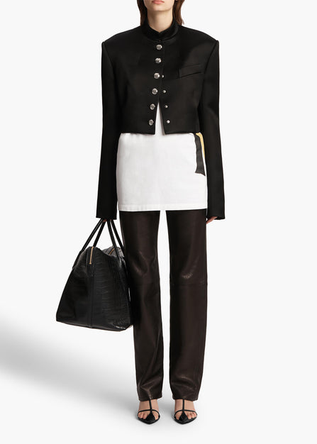 Samuelson Jacket in Black – KHAITE