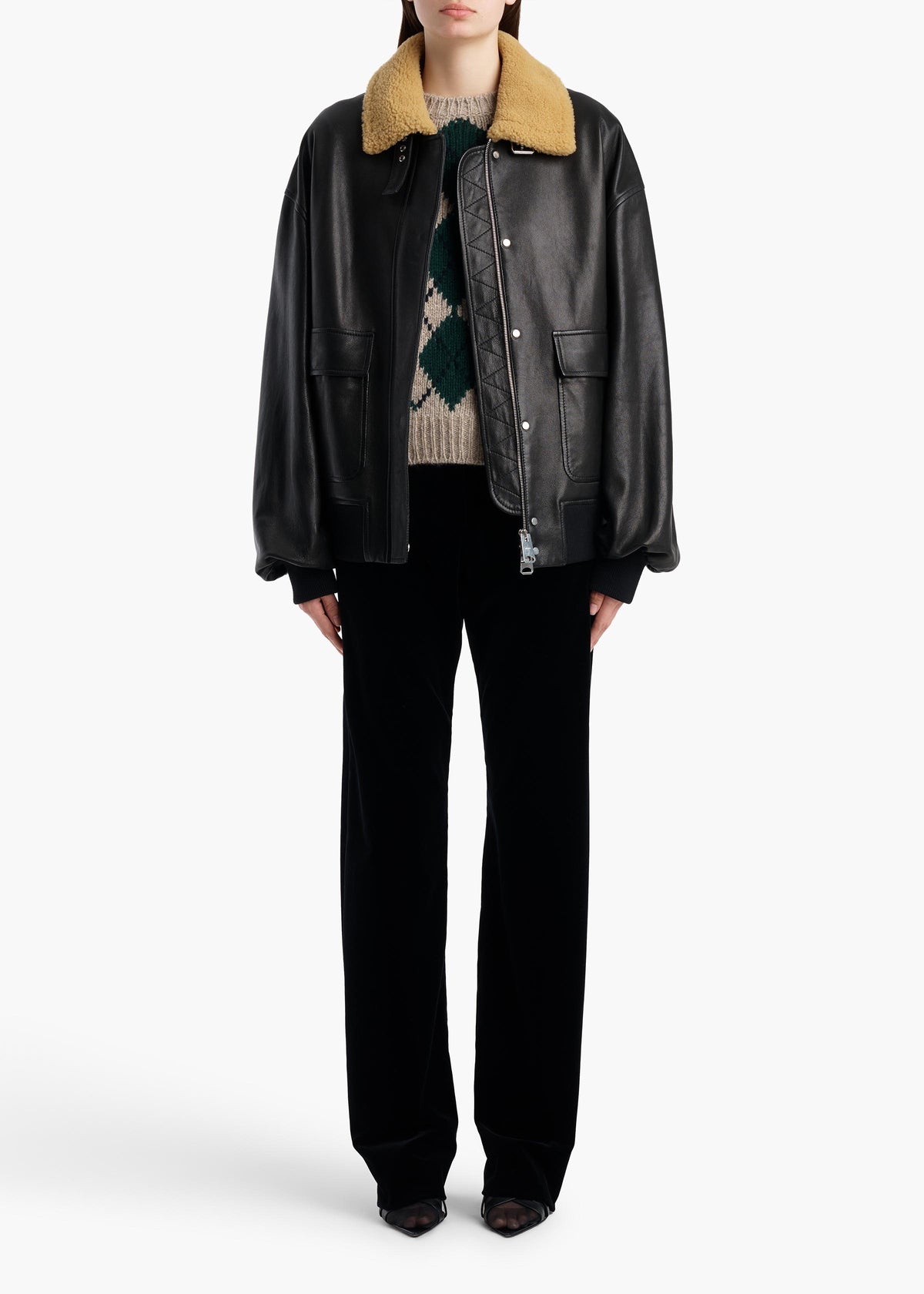 KHAITE  - Sandor Jacket in Black