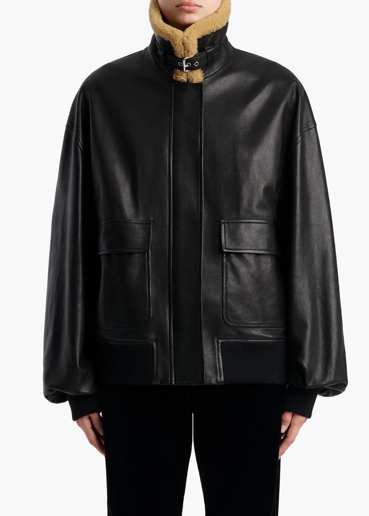 KHAITE  - Sandor Jacket in Black