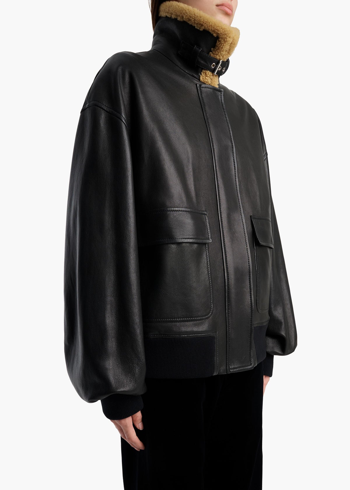 KHAITE  - Sandor Jacket in Black