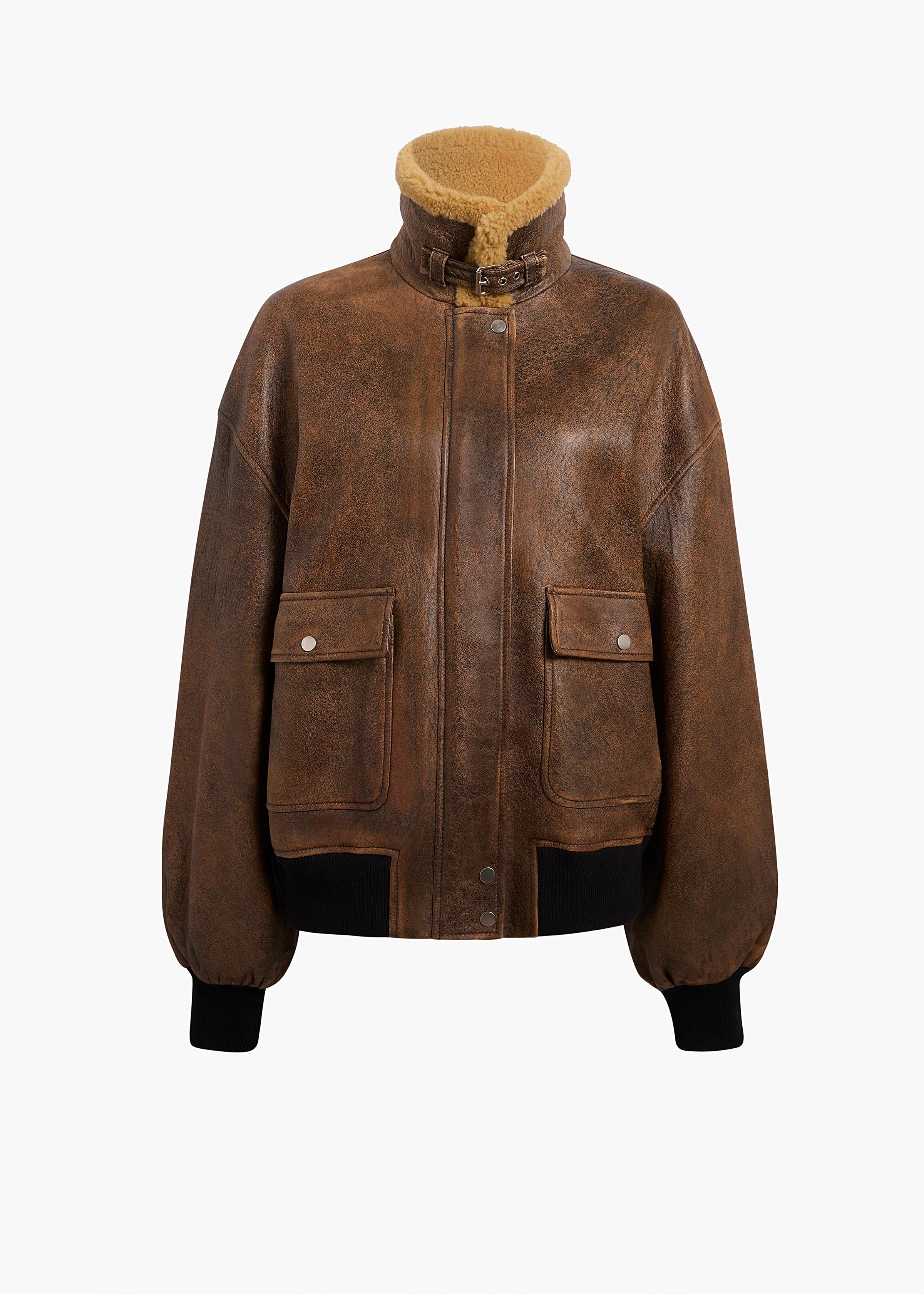 KHAITE ジャケット KHAITE Sue cropped leather jacket | NET-A-PORTER