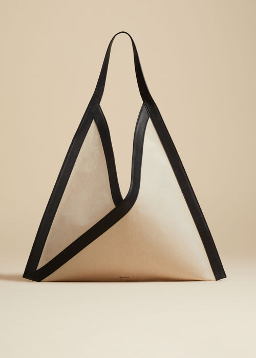 Auth Spa - Dịch Vụ Spa Túi Xách, Giày Dép Authentic Tại HCM. The Sara Tote in Natural and Black Leather