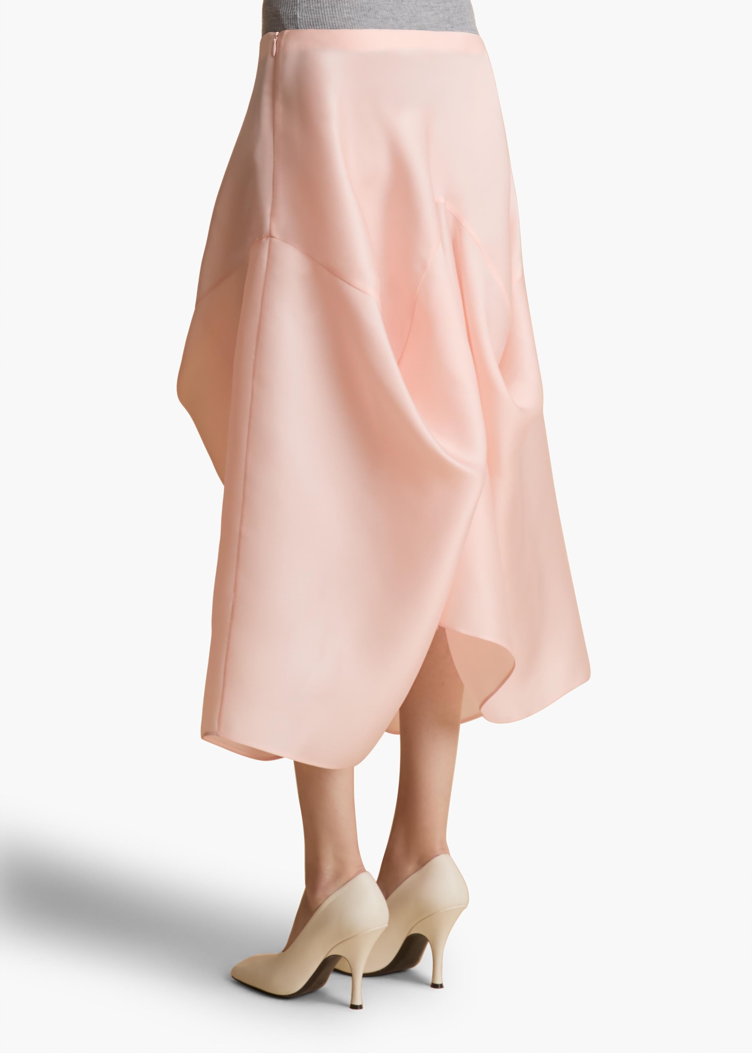 Sawyer Skirt in Soft Pink BACK VIEW