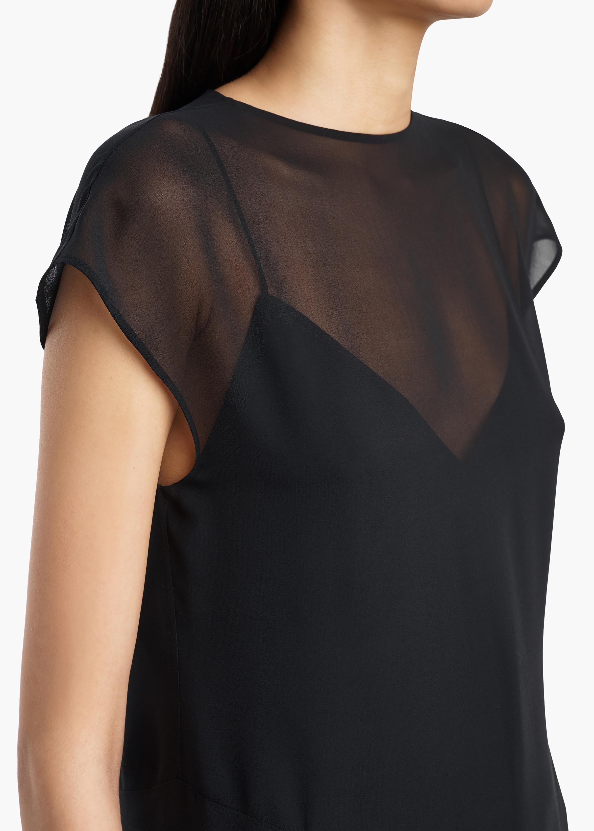 KHAITE  - Scarla Dress in Black Silk