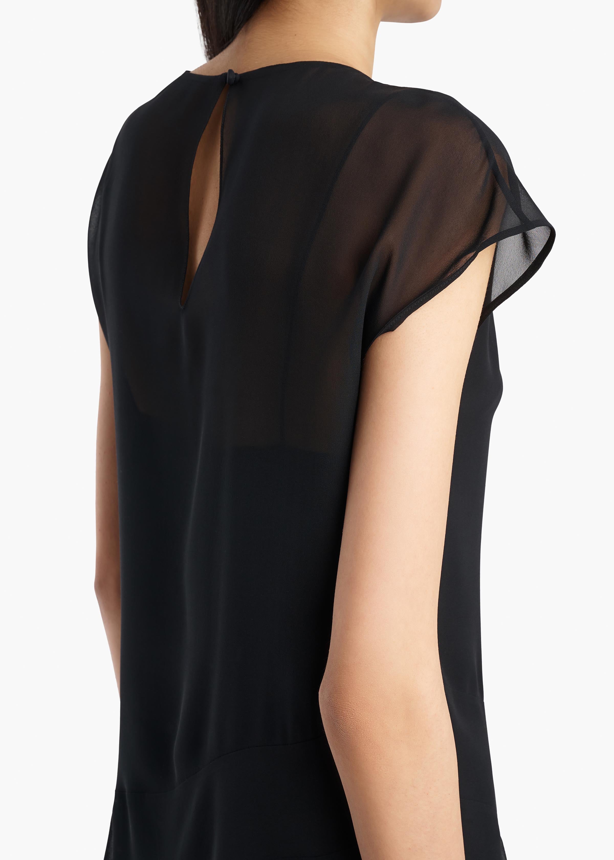 KHAITE  - Scarla Dress in Black Silk