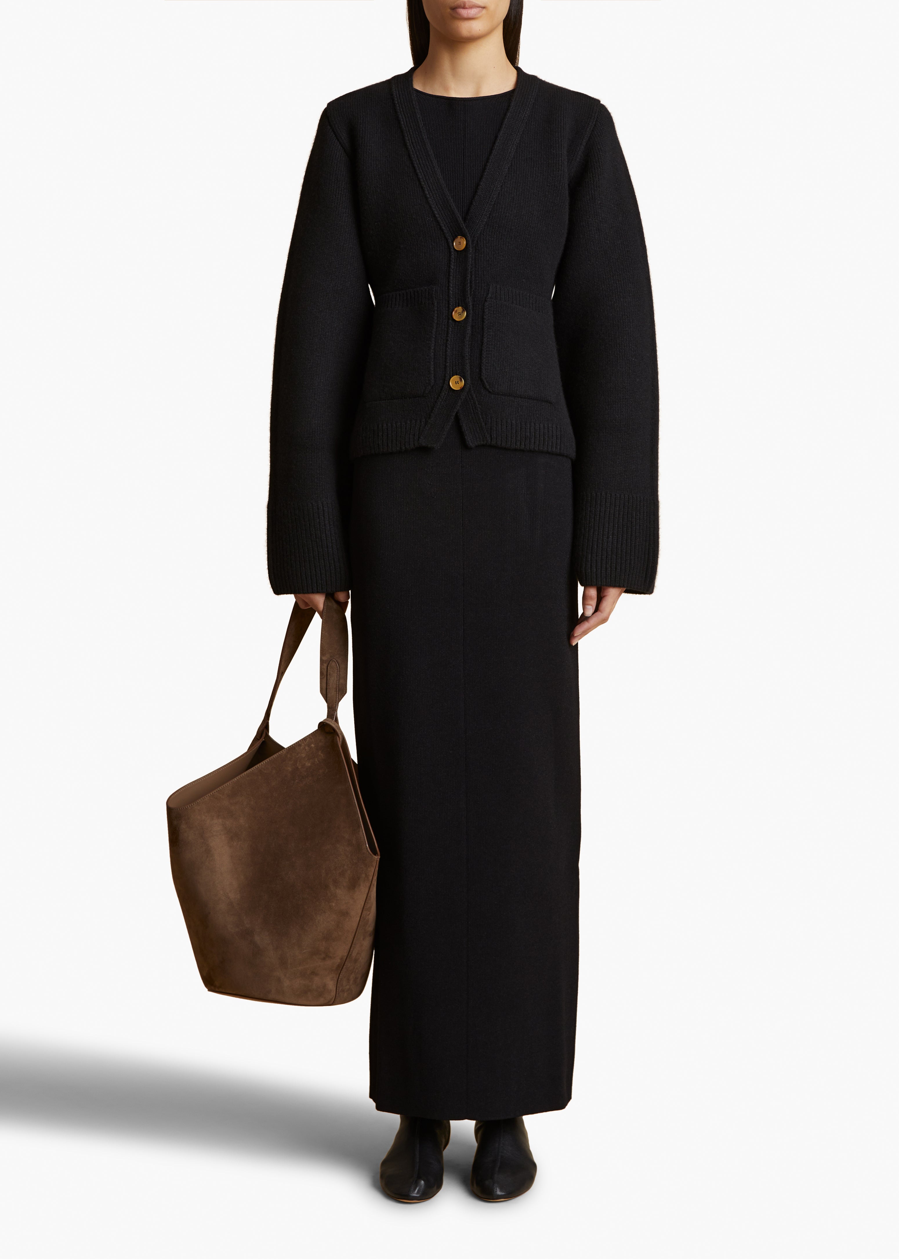 Scarlet Cardigan in Black
