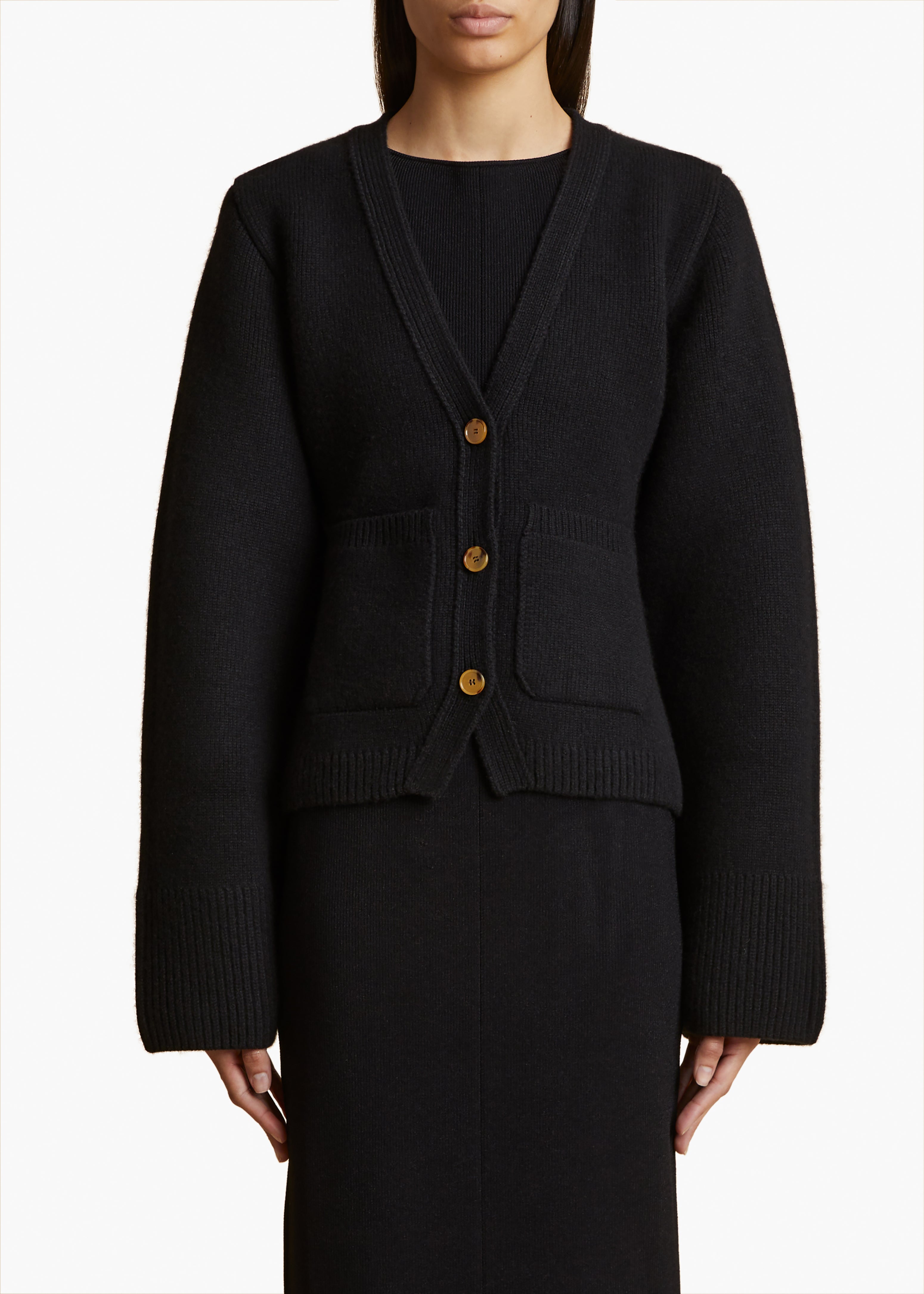 Scarlet Cardigan in Black