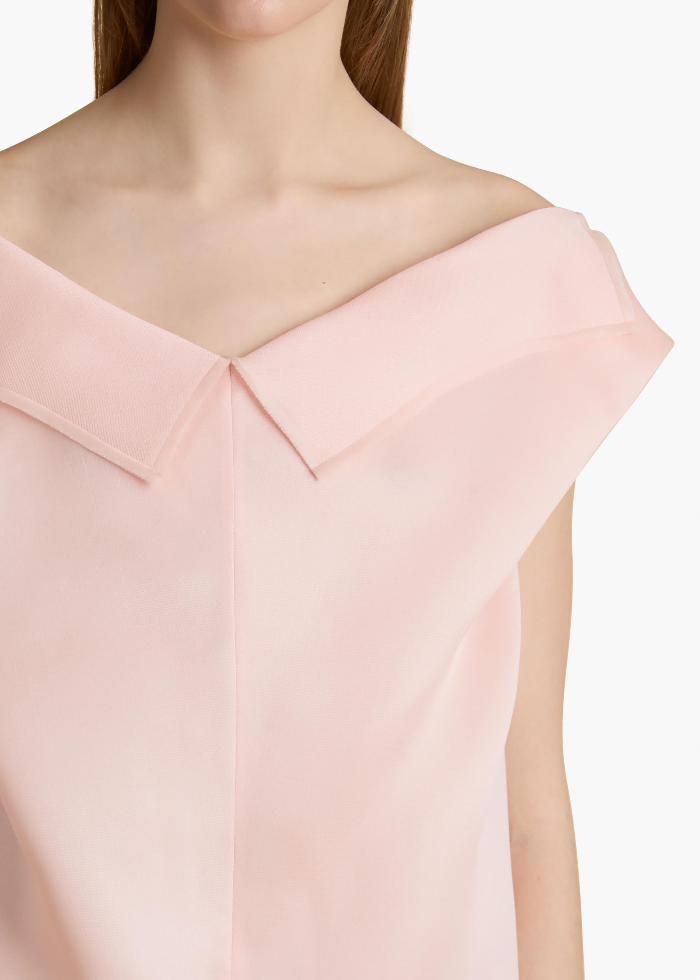 Selwyn Dress in Soft Pink DETAILED VIEW 2