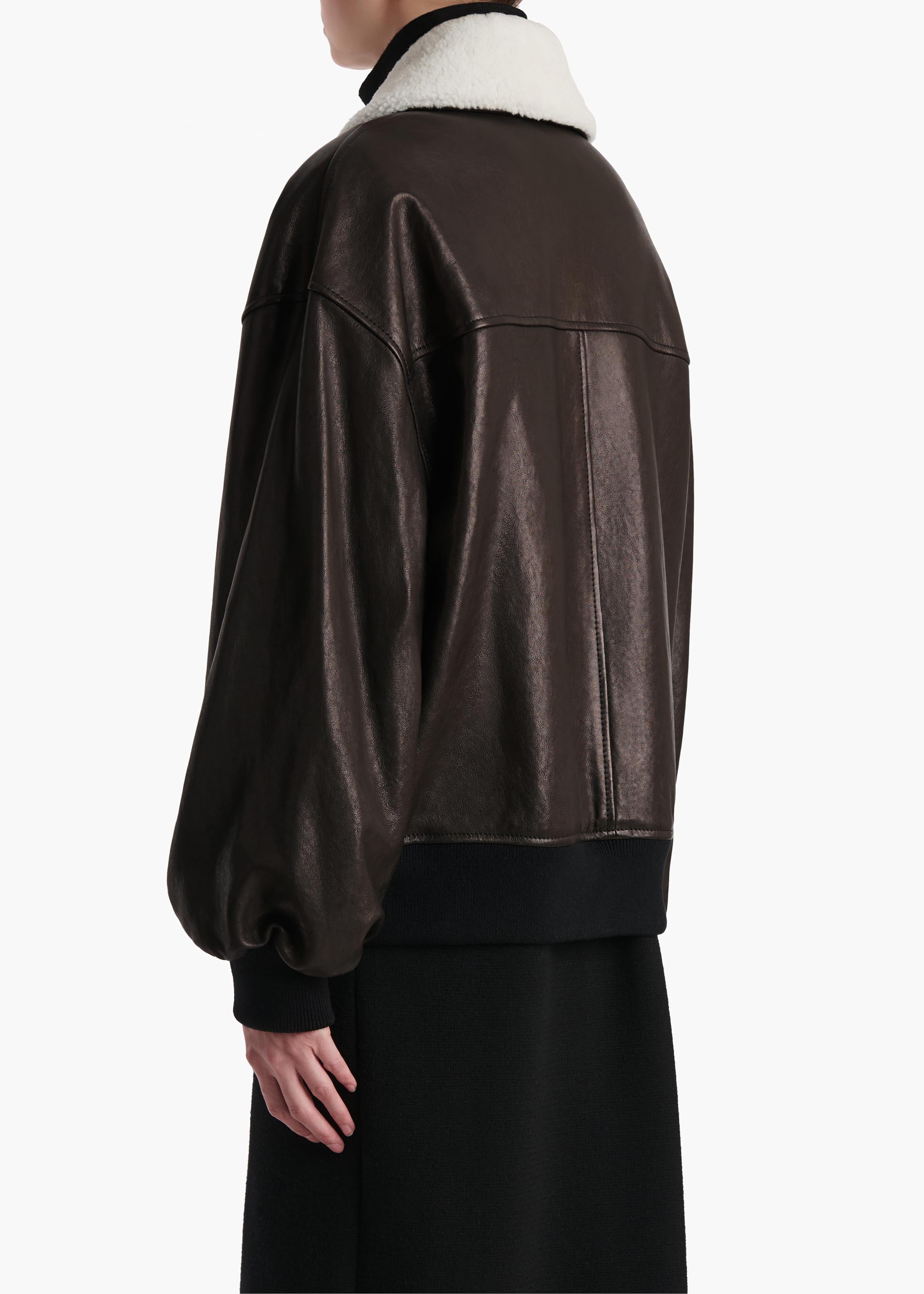 Shellar Jacket in Black Leather