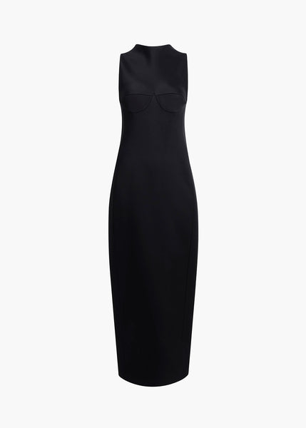 Shoshanna Dress in Black – KHAITE