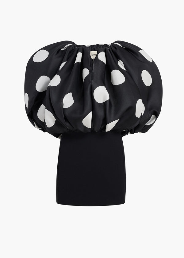 SIEL DRESS MEDIUM DOT BLACK 56123020 663 GHOST