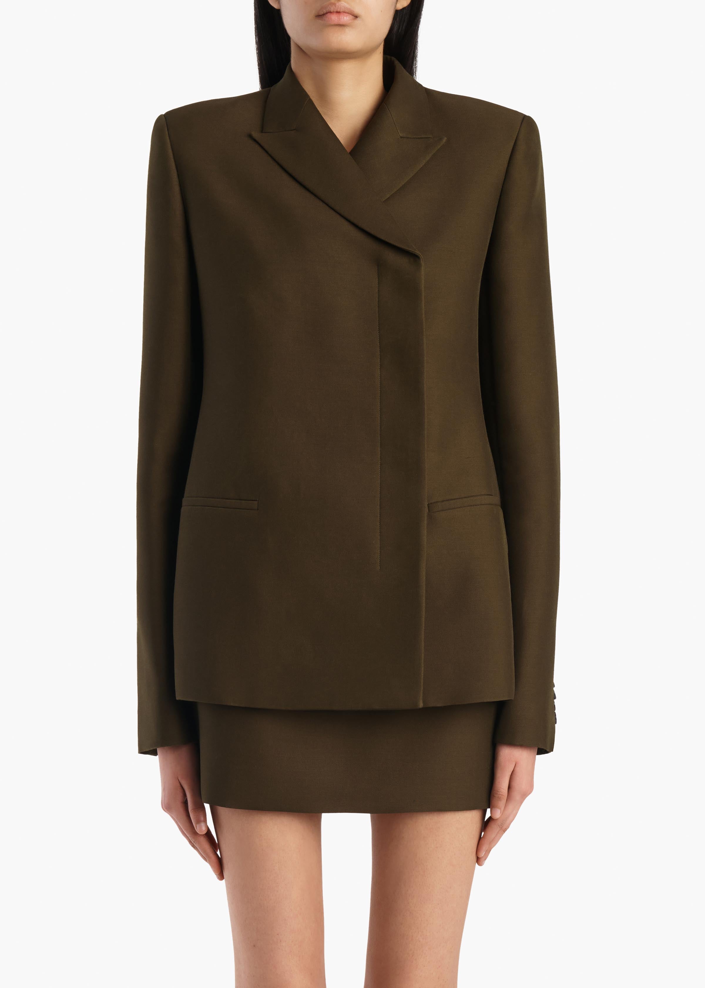 Silvannah Jacket in Dark Olive