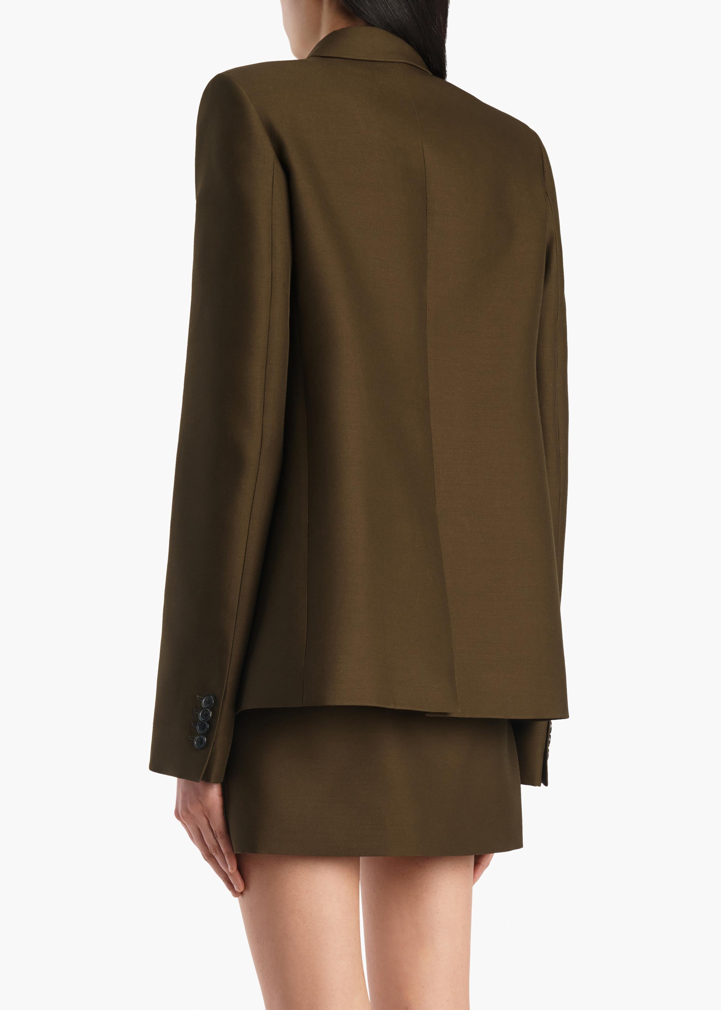 Silvannah Jacket in Dark Olive