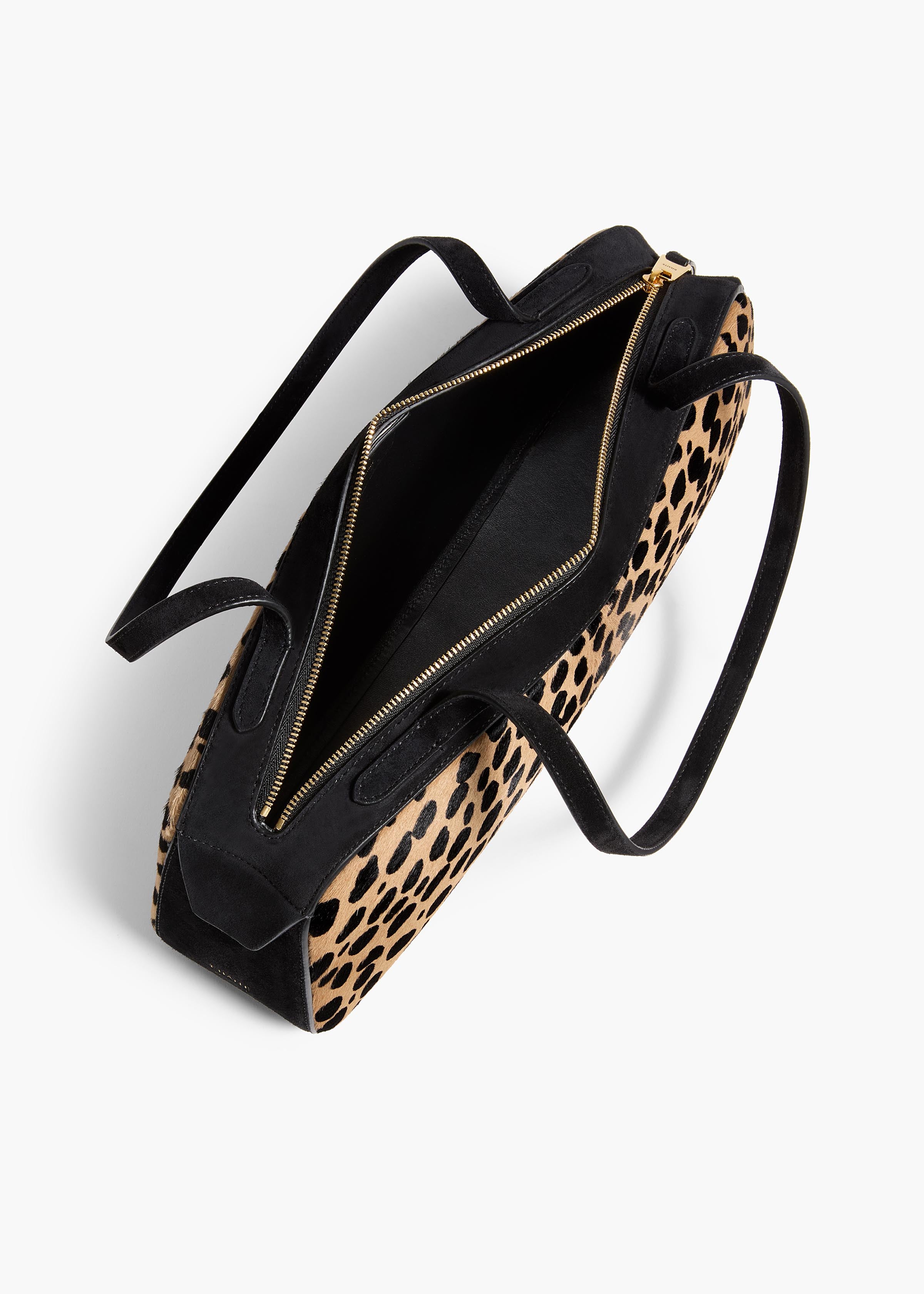Simona Shoulder Bag in Hyena Print Haircalf – KHAITE