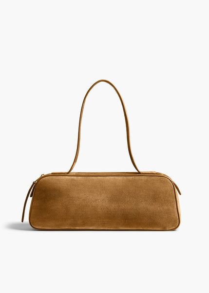 Simona Shoulder Bag in Mud Suede – KHAITE