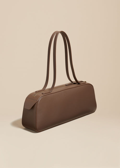 The Simona Shoulder Bag in Cedar Leather