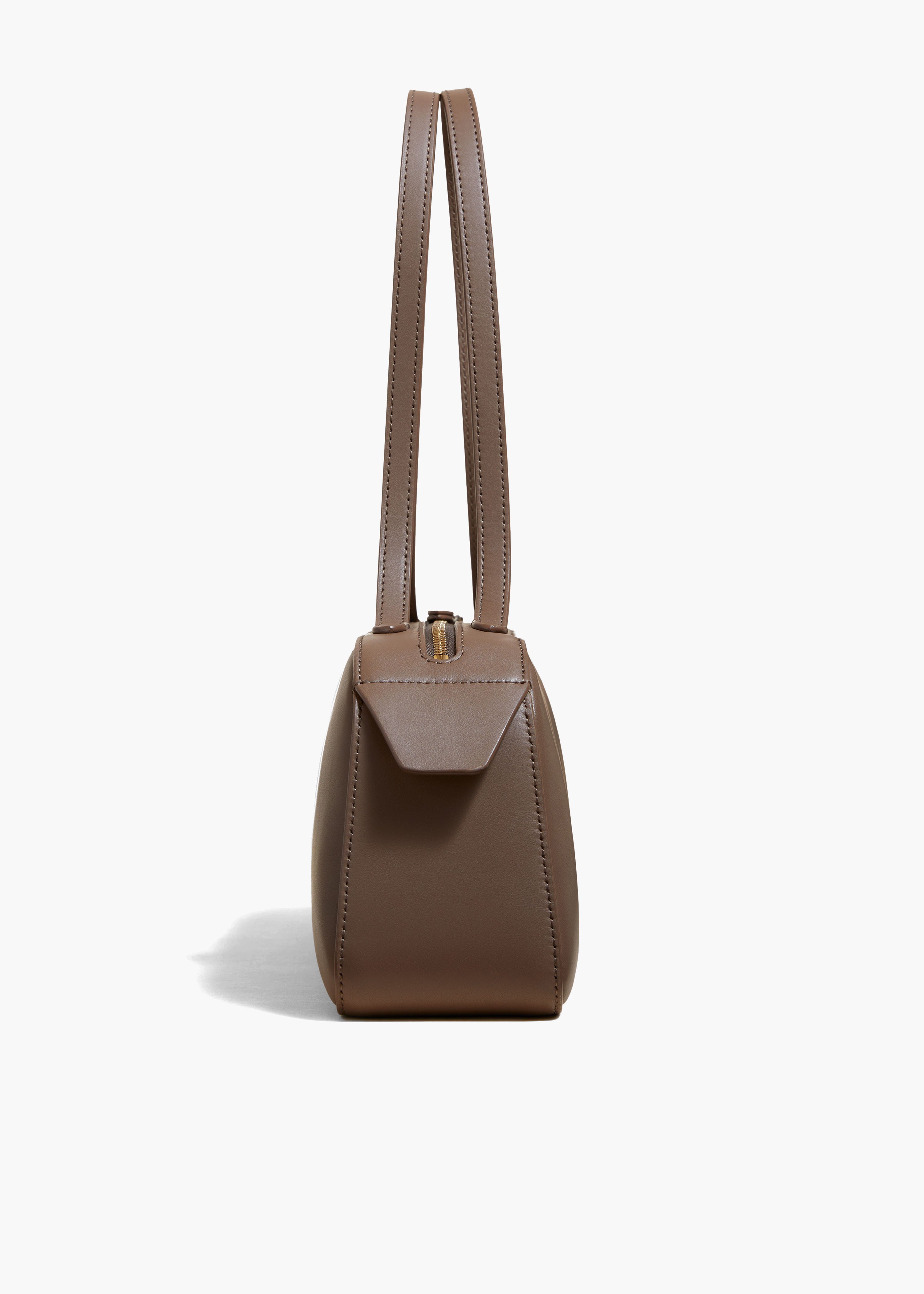 SIMONA HANDBAG IN CEDAR LEATHER SIDE VIEW