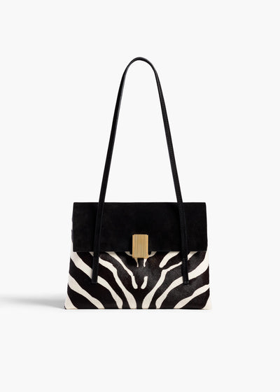 SOFT BLAKE SMALL SHOULDER BAG BLACK WHITE H2067 1113 294 A