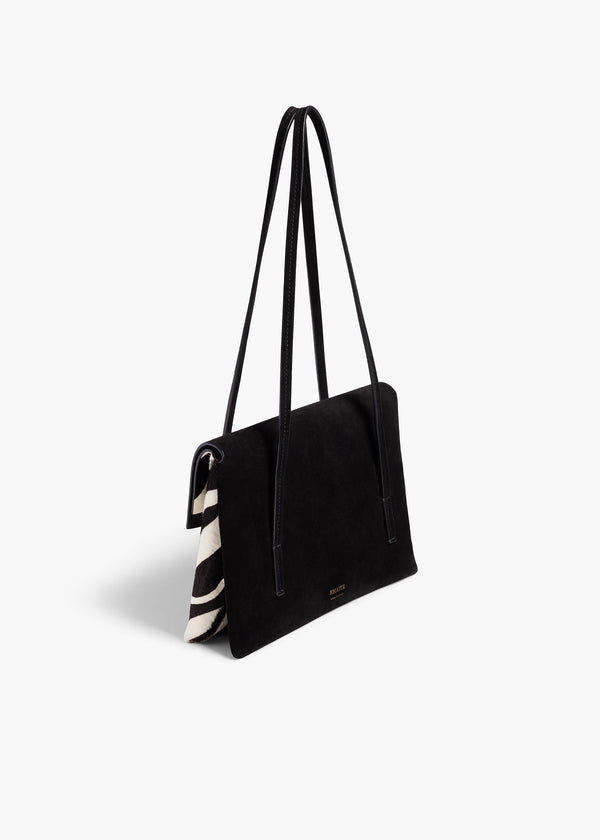 SOFT BLAKE SMALL SHOULDER BAG BLACK WHITE H2067 1113 294 B