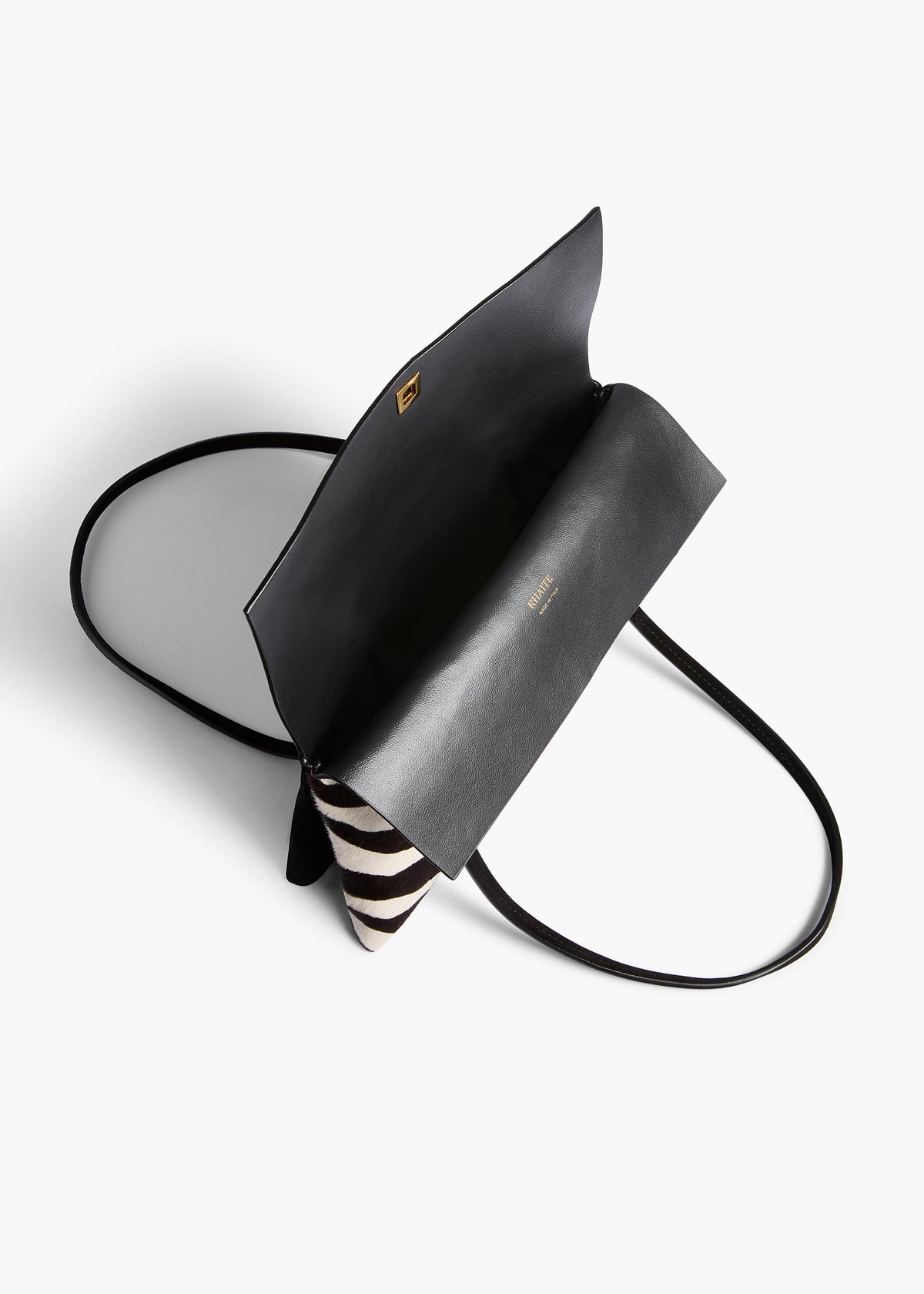 SOFT BLAKE SMALL SHOULDER BAG BLACK WHITE H2067 1113 294 C
