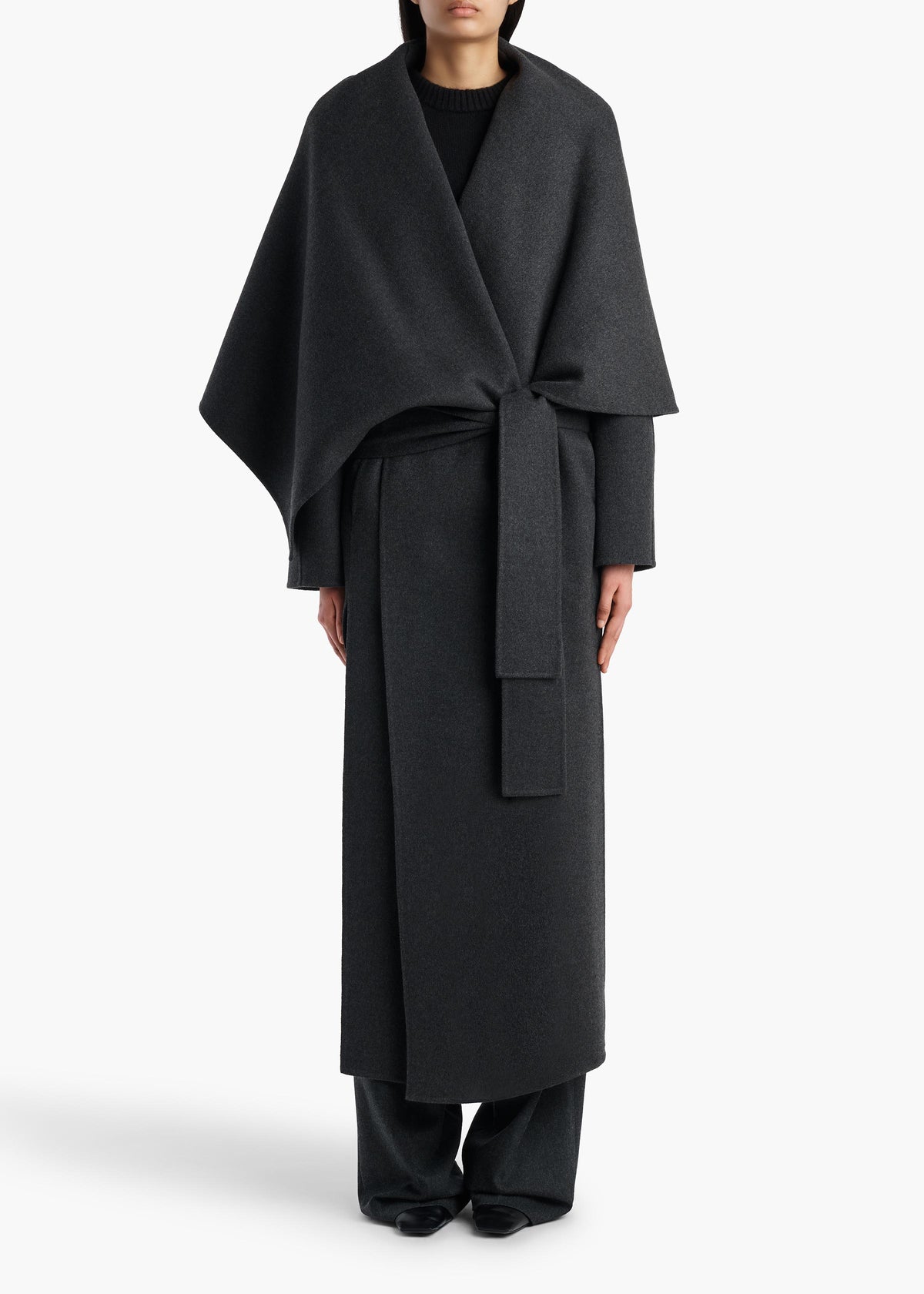 SONTI COAT CHARCOAL 7161611 205 A STYLED