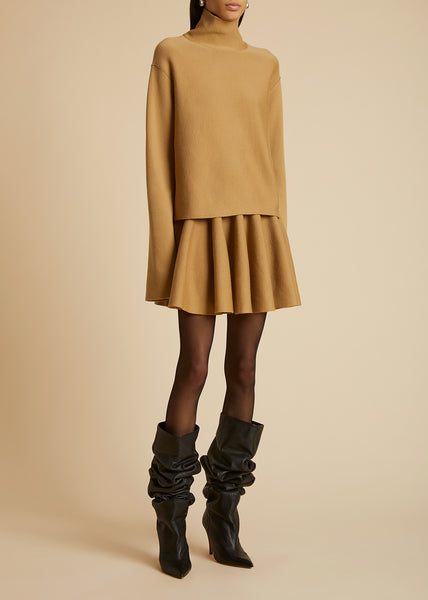 The Ulli Skirt in Nougat XS NOUGAT 95 WO 5 PA