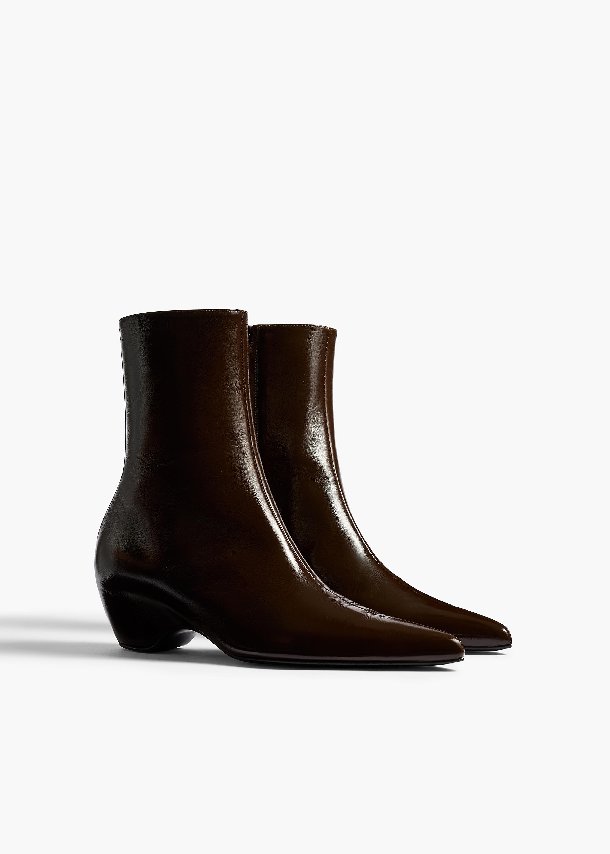 Sybil Ankle Boot in Cacao