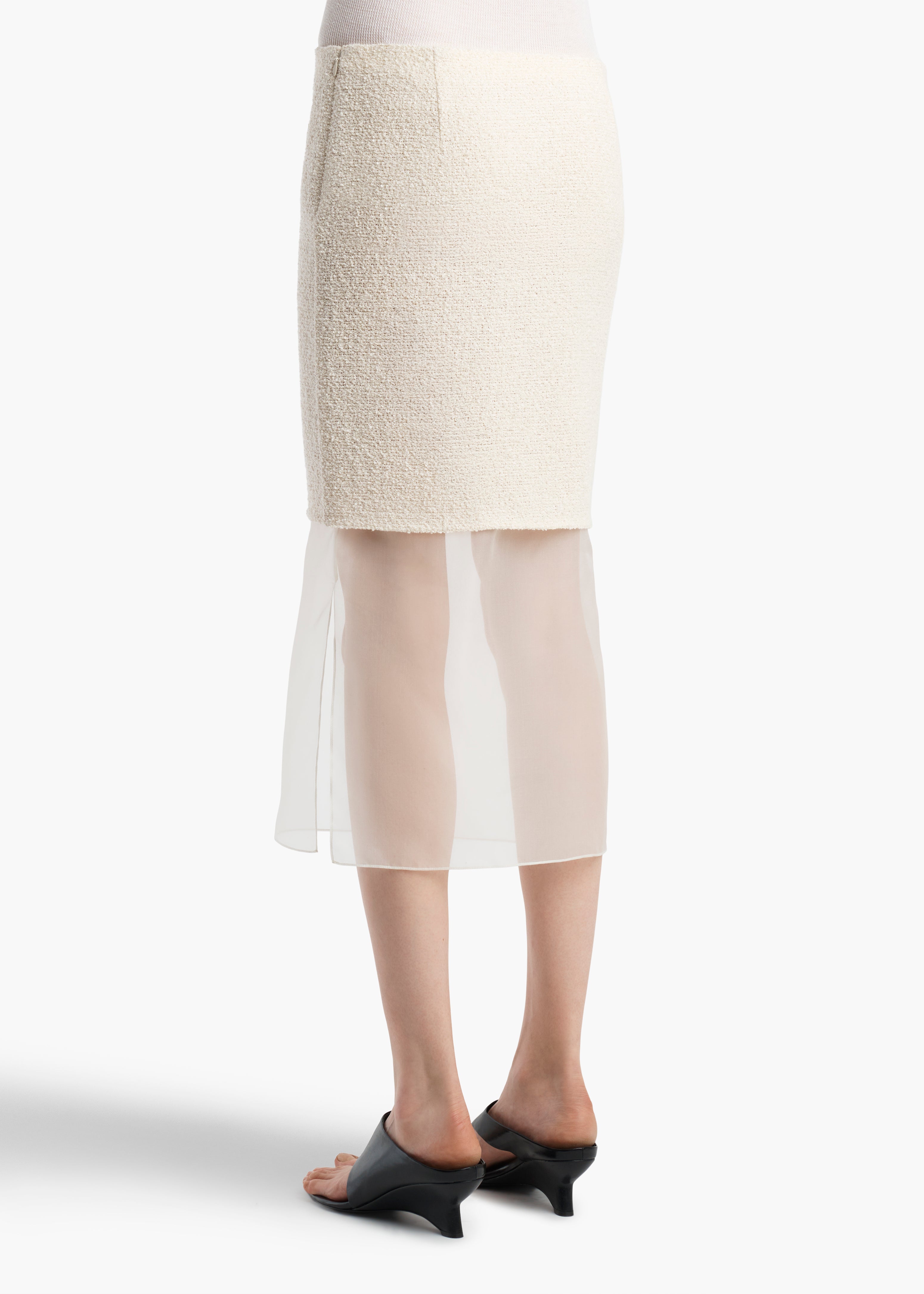 KHAITE  - Sybil Skirt in Natural