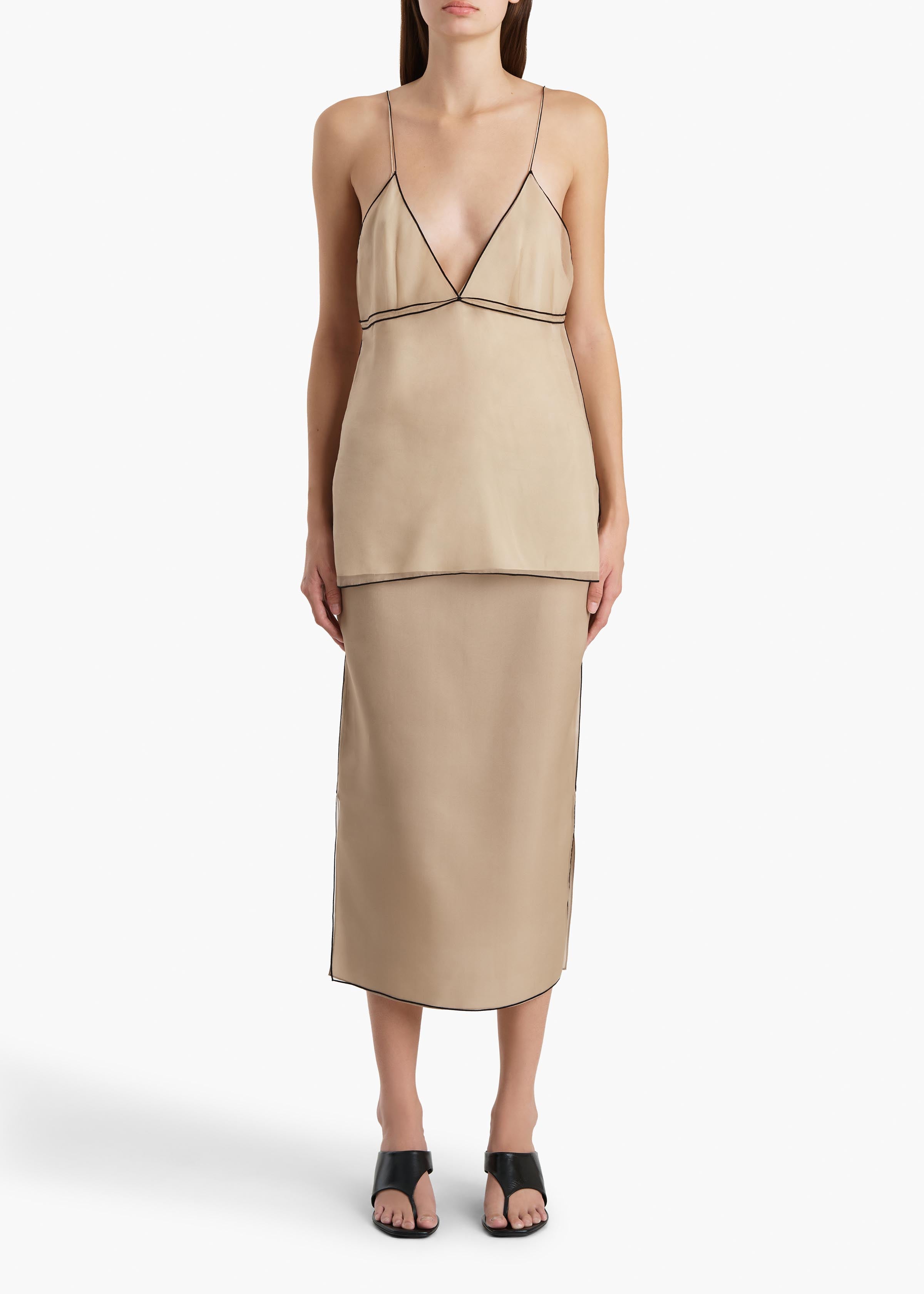 SYDNI SKIRT TEA STAIN 4186343 459 A STYLED