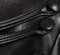 York Jacket with Cord Embroidery in Black Leather swatch