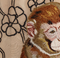 Goya Top in Champagne Monkey Embroidery swatch
