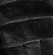 Hunter Pant in Black Croc-Embossed Leather swatch