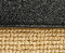 Audrey Clutch in Black Leather and Natural Raffia swatch