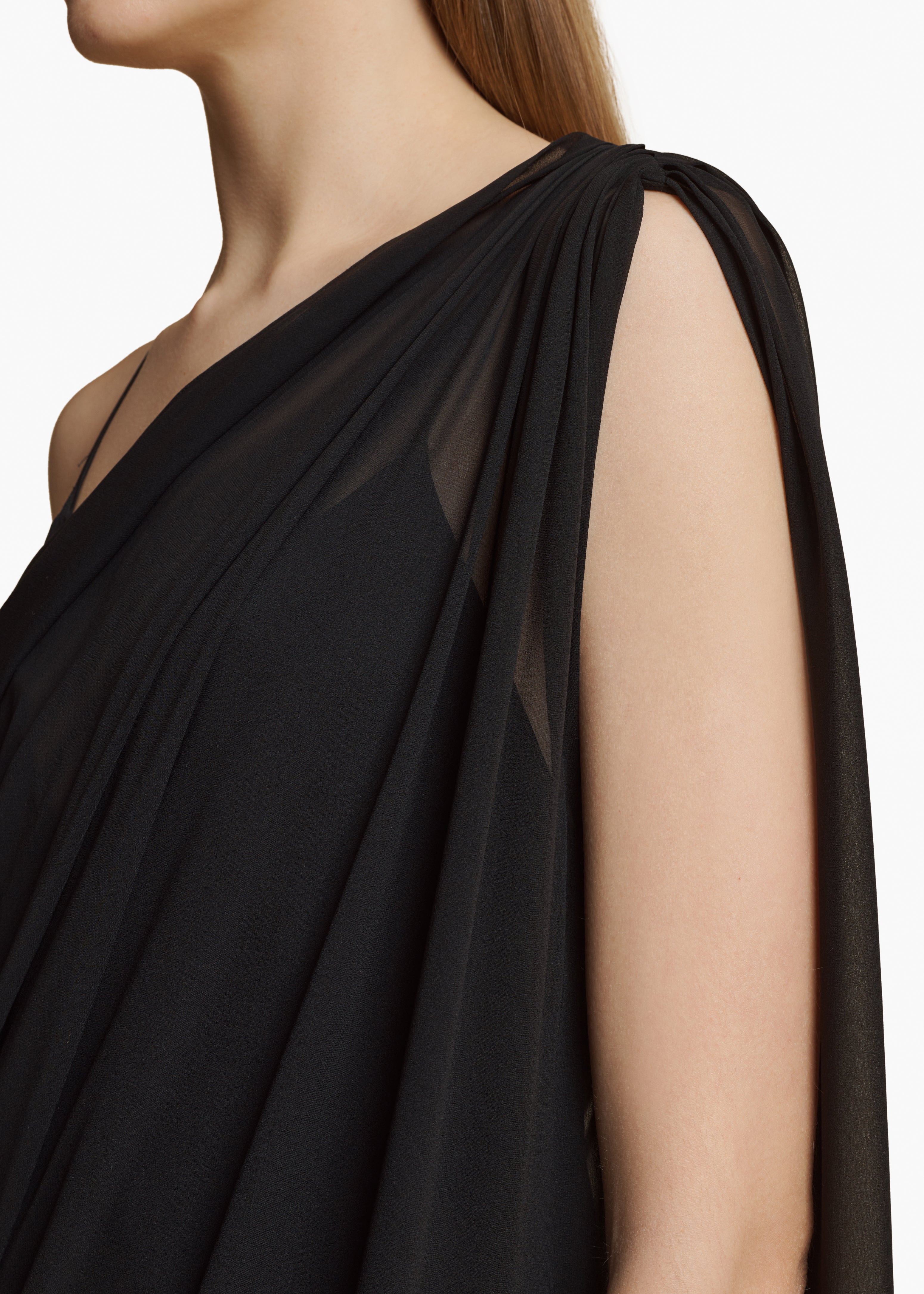 TAJ DRESS IN BLACK DETAIL 2