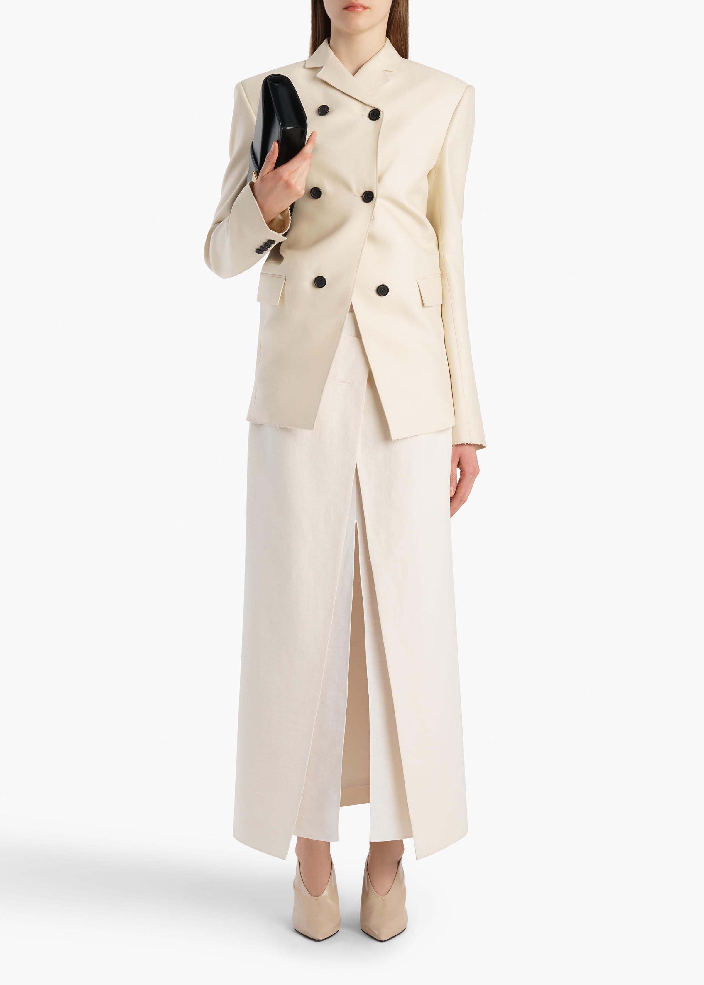 TAL SKIRT CREAM 4194232 103 A STYLED