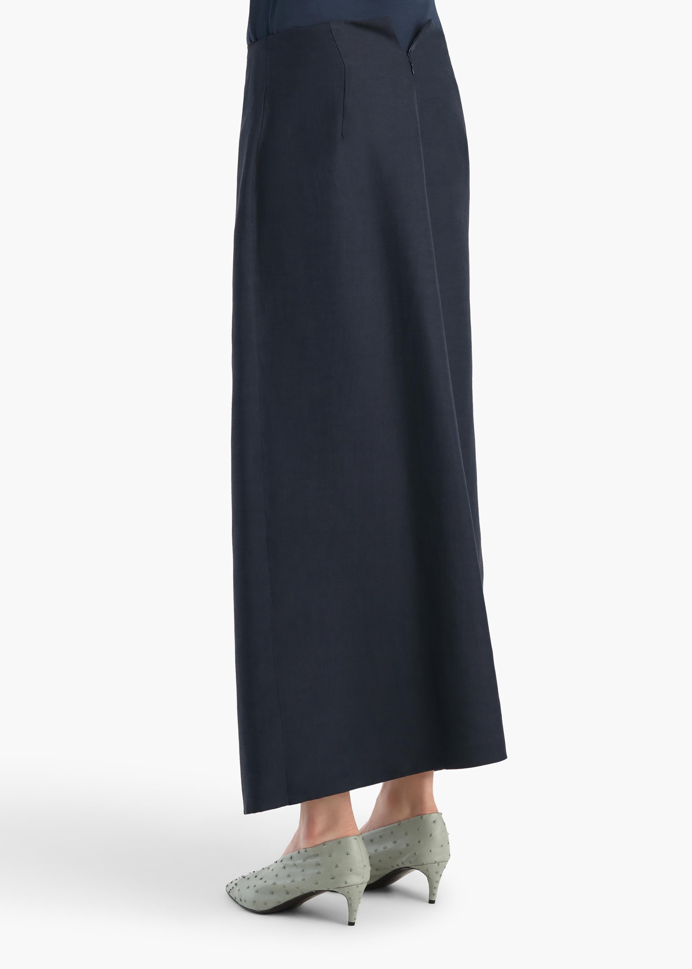 Tal Skirt in Dark Navy