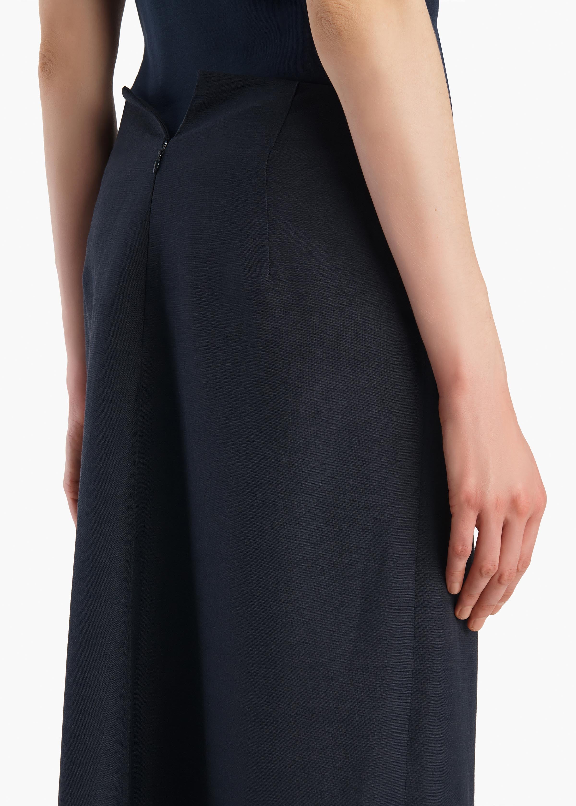 Tal Skirt in Dark Navy