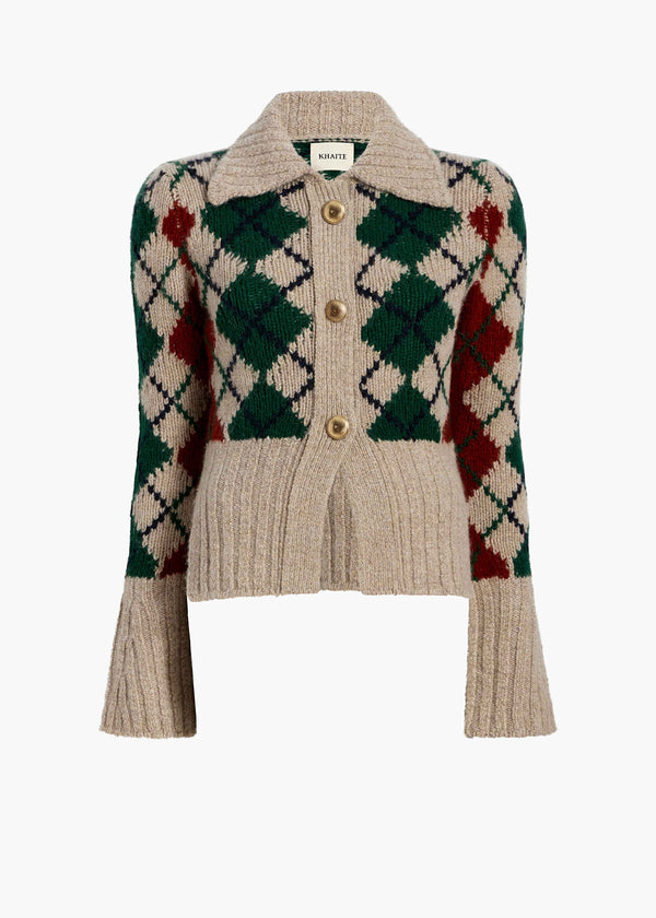 TAMIR CARDIGAN PRIMARY MULTI 18370552 786 GHOST