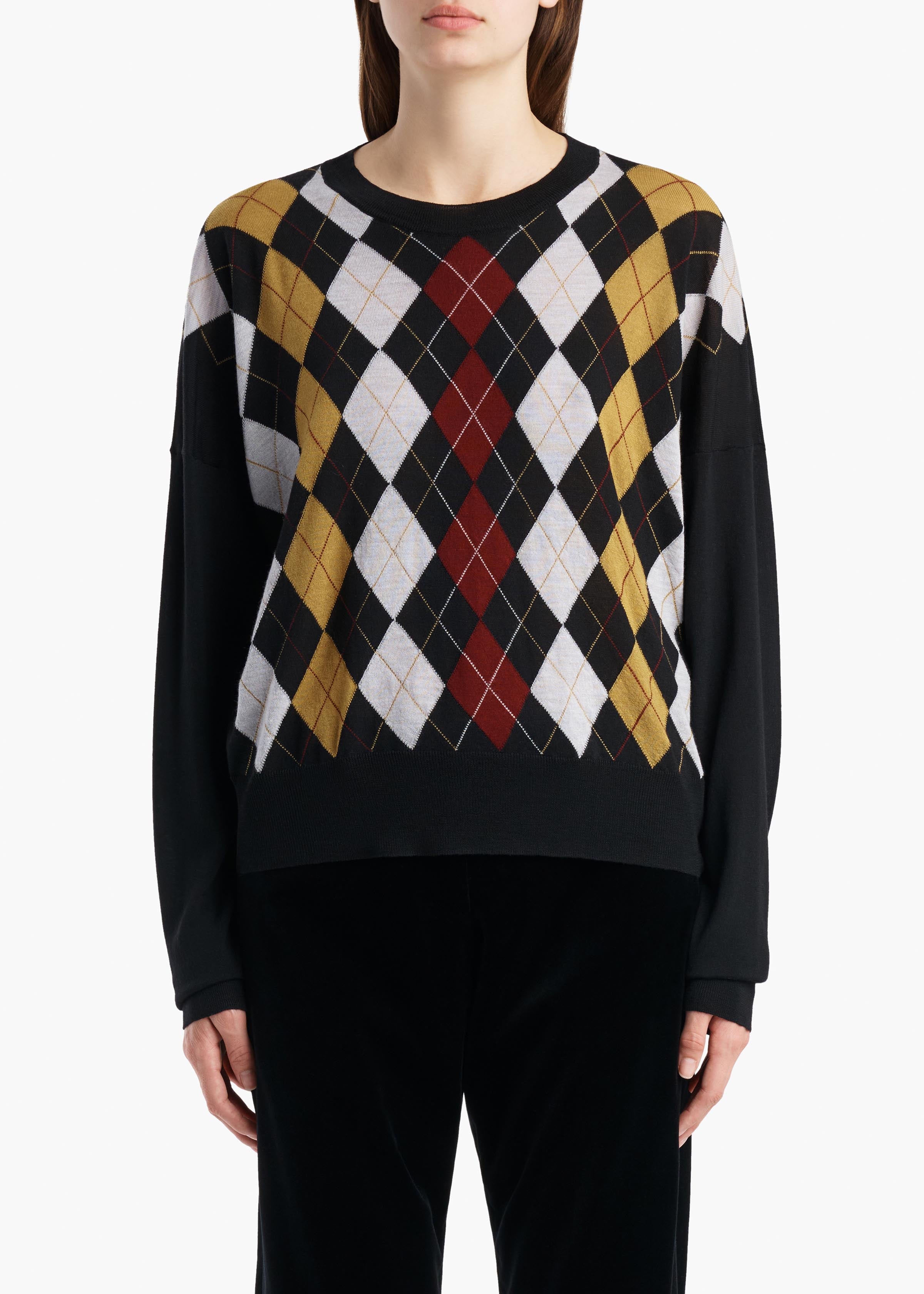 Tammy Sweater in Black Multi