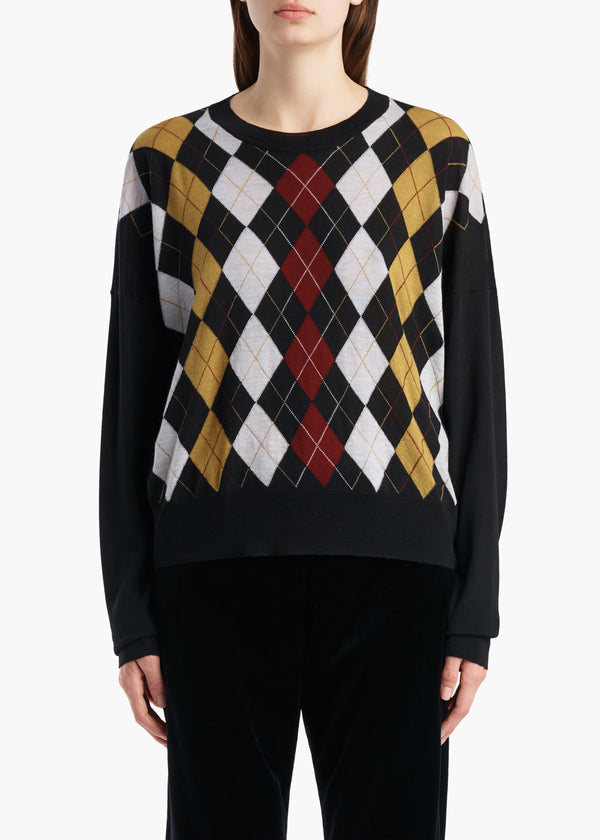 TAMMY SWEATER BLACK MULTI 18400551 283 B