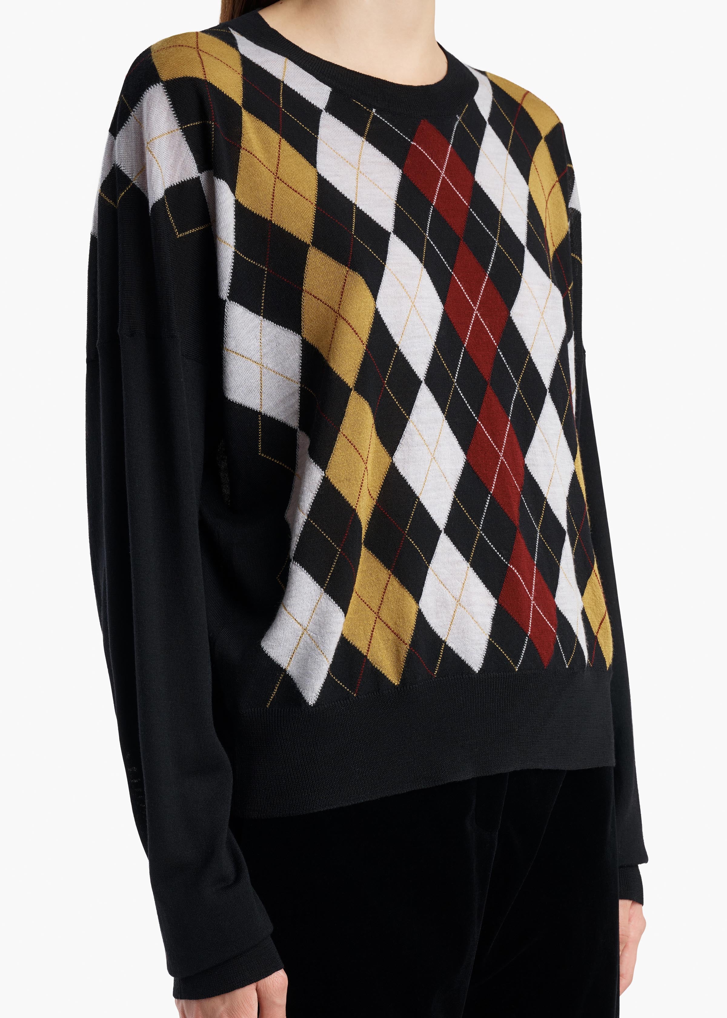 Tammy Sweater in Black Multi