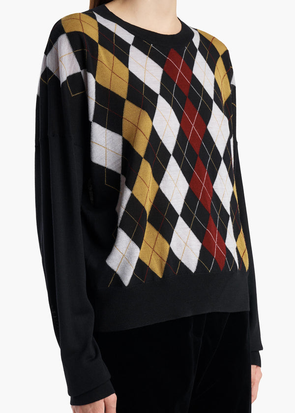 TAMMY SWEATER BLACK MULTI 18400551 283 D