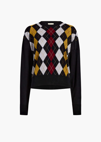TAMMY SWEATER BLACK MULTI 18400551 283 GHOST