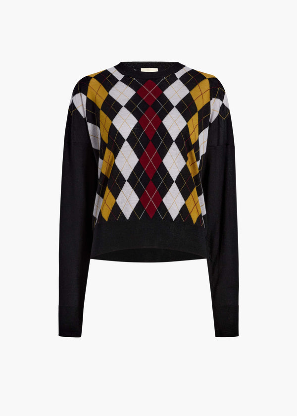 TAMMY SWEATER BLACK MULTI 18400551 283 GHOST