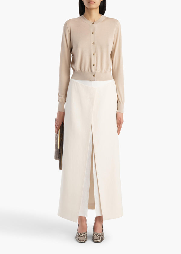 TANSY CARDIGAN SAND 18307736 912 A STYLED