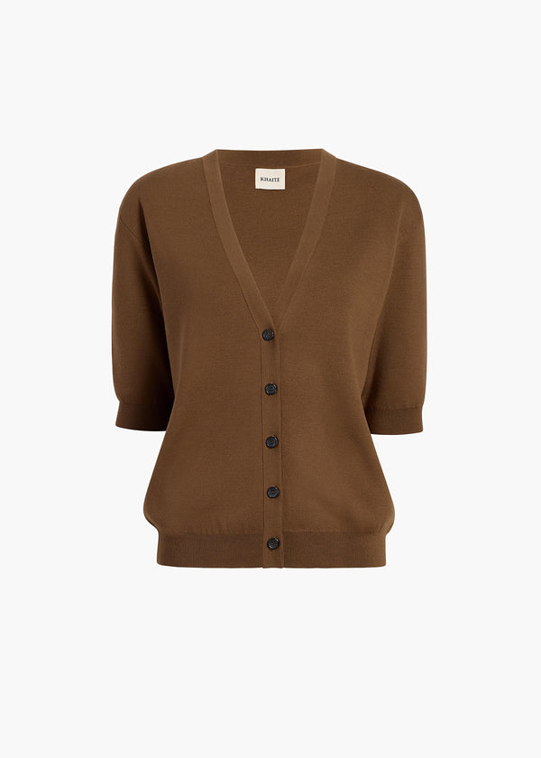 THEODORA CARDIGAN BROWN 18427544 900 GHOST