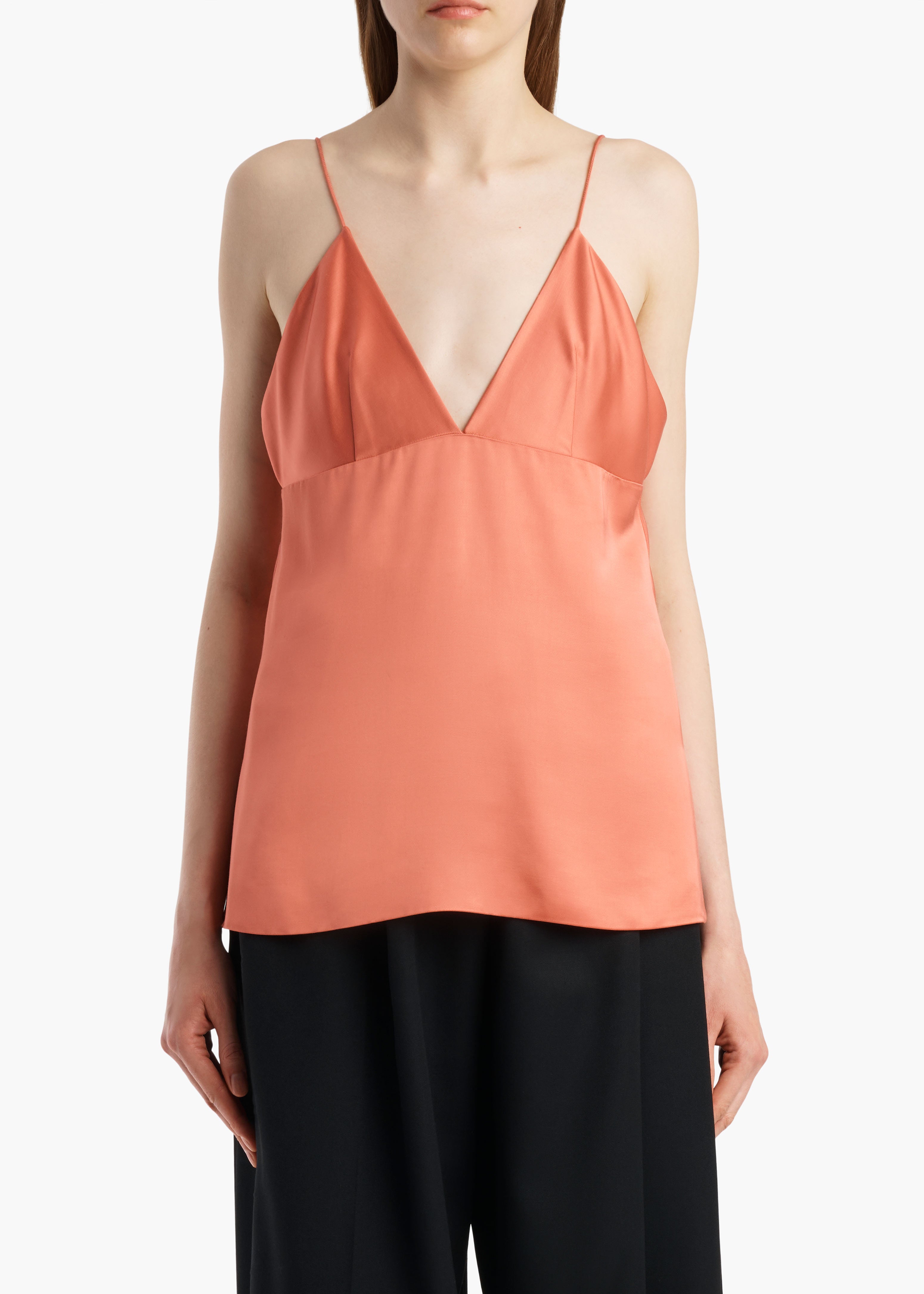 KHAITE  - Timy Top in Dahlia
