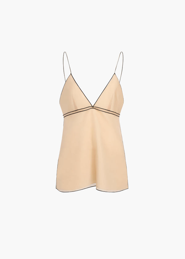 TIMY TOP TEA STAIN ORGANZA 24661412 459 GHOST